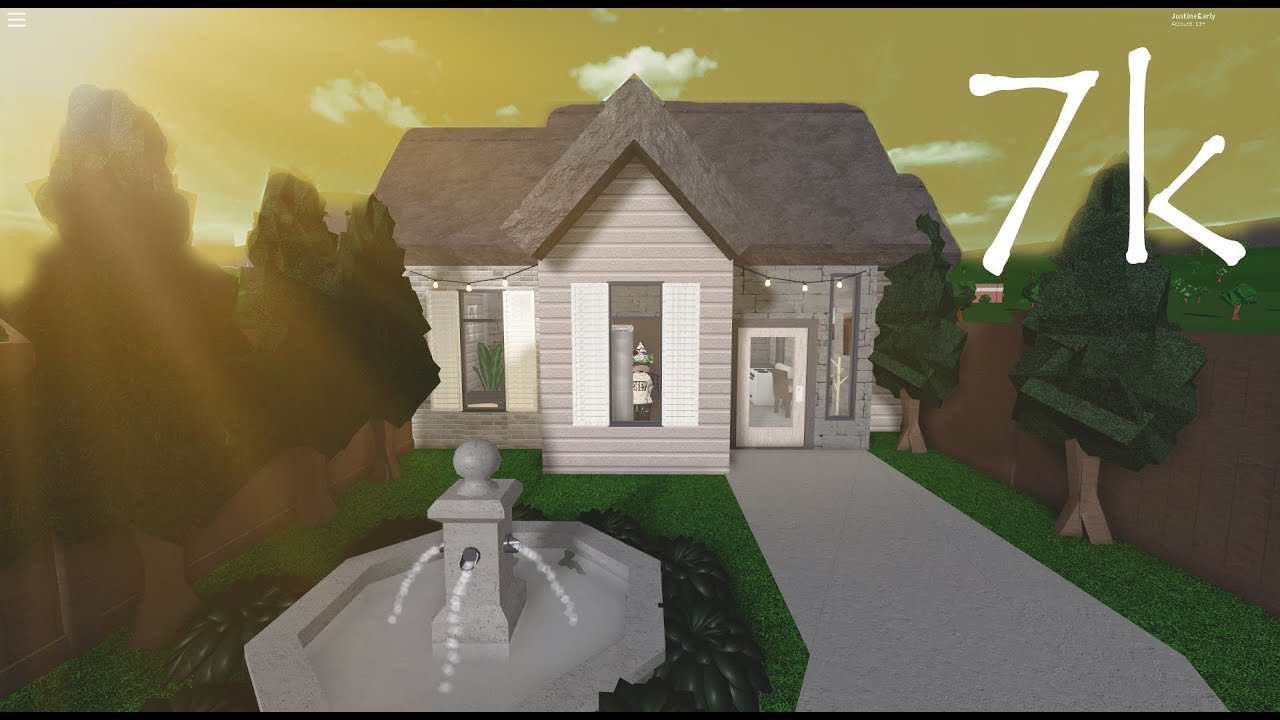 Bloxburg II Simple Aesthetic House 7k (NO GAMEPASS) - Bilibili