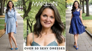 Marilyn Over 50 in Sexy Day Dresses | Park Lookbook 🌳💃