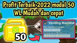 Profit Terbaik Modal 50 WL ke 700 WL? | Mudah Dan Instan | Growtopia Indonesia