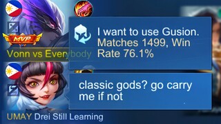 LAST GAME BEFORE 1,500 MATCHES GUSION🔥 WIN OR LOSE?