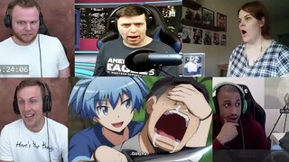 ASSASSINATION CLASSROOM EPISODE 13 REACTION MASHUP!!