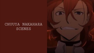 Chuuya Nakahara Scenes Raw (season 1) || HD - 1080p