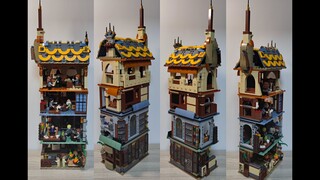 LEGO Harry Potter 7638X cuốn sách ma thuật thay đổi tòa nhà phép thuật 4 tầng