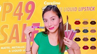 49 PESOS LIPSTICK ng CARELINE?!! OK BA?!! O OVERHYPED LANG?!