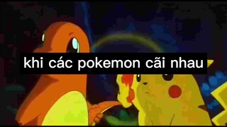 Khi các Pokemon cãi nhau