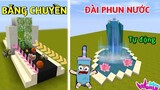 MINIWORLD | THỬ THÁCH CHẾ TẠO BĂNG CHUYỀN & ĐÀI PHUN NƯỚC CỰC HIỆN ĐẠI VÀ XỊN SÒ TRONG MINIWORLD