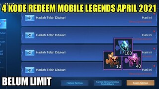 4 KODE REDEEM MOBILE LEGENDS BULAN APRIL 2021!!! MASIH WORK BURUAN COBA SEBELUM LIMIT