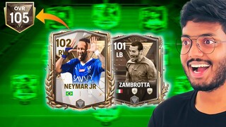 Road to 105 OVR Continues! Welcome Neymar Jr, Zambrotta - FC MOBILE