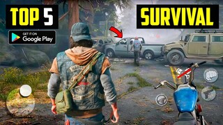 Top 5 High Graphics SURVIVAL Games for Android 2023