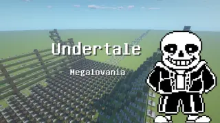[Game][Music]Covering <MeGaLoVania> in Minecraft|<Undertale>