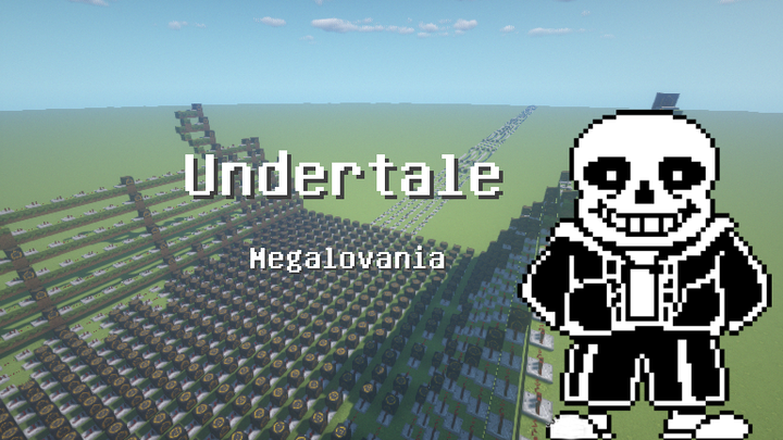 [Trò chơi][Âm nhạc]Chơi <MeGaLoVania> trong Minecraft|<Undertale>