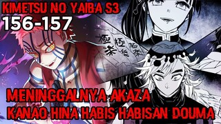 Kematian Iblis Bulan Atas 3 Akaza!! Kanao Hina Habis-habisan Douma!! (KNY 156 – 157)