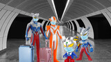 Children's Enlightenment Early Education Toy Video: Little Ciro Ultraman wears a mask and rides the 