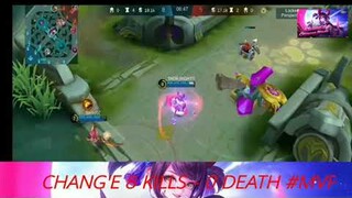 How To Use Chang'e With Eight (8) Kills and Zero (0) Death / MVP
