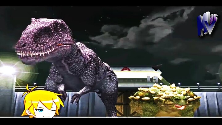 Dinosaur King Arcade Game 古代王者恐竜キング Giganotosaurus and Tarchia VS Alpha Fortress ( Hard Mode )