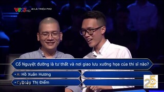 AI LÀ TRIỆU PHÚ-VINH VẬT VỜ tư vấn cho người chơi bằng cách oẳn tù tì.Nghiệp quật không ngờ lại đúng