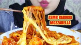 AUTO MELELEH! ASMR RABOKKI PEDAS EXTRA KEJU MOZZARELLA | CHEWY EATING SOUNDS Asmr Indonesia