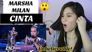 Marsha Milan - Cinta I #AJL36 II FIRST TIME REACTION VIDEO