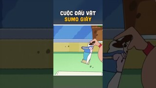 Cuộc đấu vật sumo giấy "căng thẳng" nhất vũ trụ!!! | Shin Cậu Bé Bút Chì | Xóm Anime