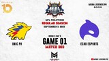 GAME 01 : ONIC vs ECHO | MPLPH S10 Week 5 Day 3 | Onic Philippines vs Echo Esports