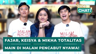 KEISYA SEMPAT PINGSAN, MIKHA JUGA CeDERA PAS SYUTING! | Cine-Chat Malam Pencabut Nyawa