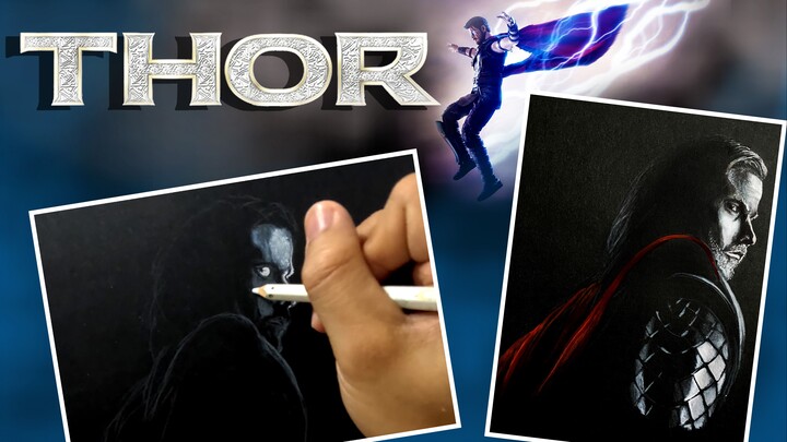 How to Draw Thor: God Of Thunder | SPEEDART