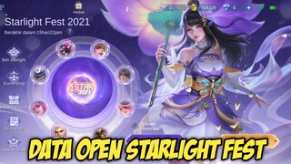 Data Open Event Starlight Fest 8Mb - Data Tambahan Mlbb Lite
