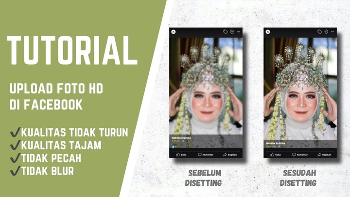 CARA UPLOAD FOTO DI FACEBOOK AGAR TIDAK PECAH