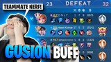 NEW GUSION BUFF, but at what cost.. | Mobile Legends