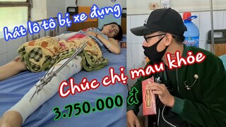 Hộp Thư Thoại trao tiền từ thiện Lần 3 cho chị Đoan Thư bị tai nạn trong lúc hát Lô Tô