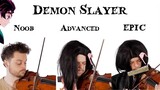 5 Levels of Demon Slayer Music: Noob to Epic (Ft. Pellek)