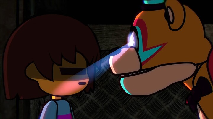 Bạn là ai? Bạn không phải là một con quỷ xanh chút nào! Liên kết INDIE CROSS UT FNAF