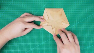 Kotak penyimpanan bintang kecil, origami klasik dan praktis, metode melipatnya sangat sederhana!