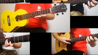 [Guitar nhiều track] Có ai còn nhớ anh chàng mập xanh đó không? Bản cover ca khúc chủ đề "Rainbow" p