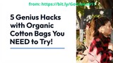 5 Creative Ways to Use Organic Cotton Flat-Bottom Bulk Bags in Your Daily Life