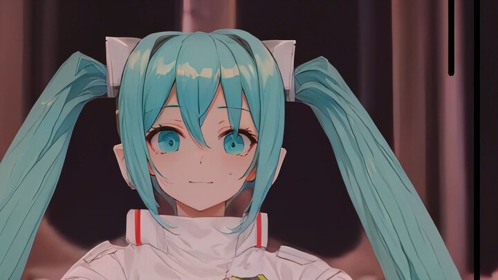 Miku-sama yang paling menggemaskan di dunia ingin mengguncangnya juga! ! !