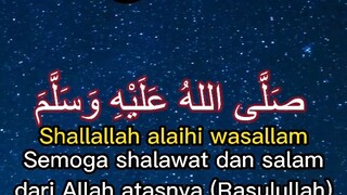 ayo kita shalawat Jibril untuk nabi Muhammad Saw sampe sekarang..