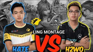 HATE VS H2WO LING MONTAGE (SINO MAS MABILIS ANG KAMAY?)