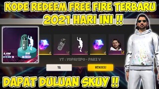 KODE REDEEM FREE FIRE HARI INI 15 AGUSTUS TERBARU 2021 - GARENA FREE FIRE