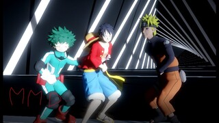 [MMD] BNHA x ONE PIECE x NARUTO "Wave"