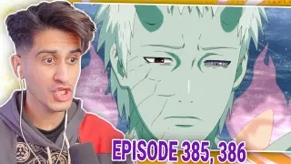 OBITO UCHIHA! Naruto Shippuden Episode 385, 386 Reaction