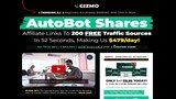 Gizmo Review - AutoBot Shares Affiliate Links To 200 Traffic Sources