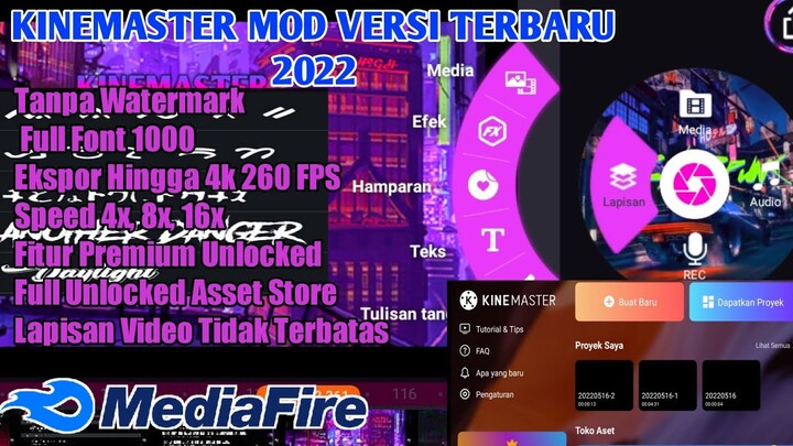 KineMaster Mod Terbaru 2022 II Versi Terbaru 2022 II Support 4K, 60 fps, No bug, No lag, No error