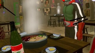 New Ultraman and Hideaki Anno eat hot pot in the universe!