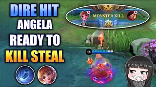 DIRE HIT ANGELA TO SECURE KILLS | MOBILE LEGENDS