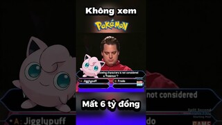 MẤT 6 TỶ ($250.000) vì không xem Pokemon ?!? | PAG Center #shorts