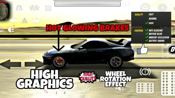 Cars Wheel Rotation Effects,Speed & Hot Glowing Brakes in High Graphics | Car Parking Multiplayer