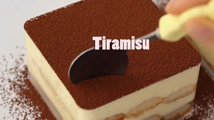 [Food][DIY]Making a Tiramisu without gelatine is classic