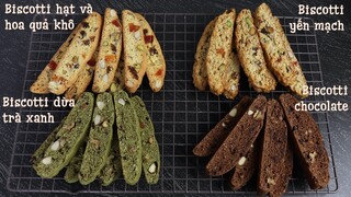 Biến tấu 4 món bánh biscotti - Bánh quy ít béo