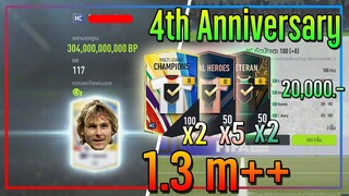 เปิดกิจกรรม 4th Anniversary..20,000 บาท โคตรคุ้มที่สุด..ในรอบปี!! [FIFA Online 4]